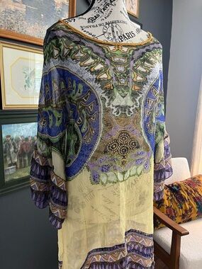Boho Sheer Printed Tunic
